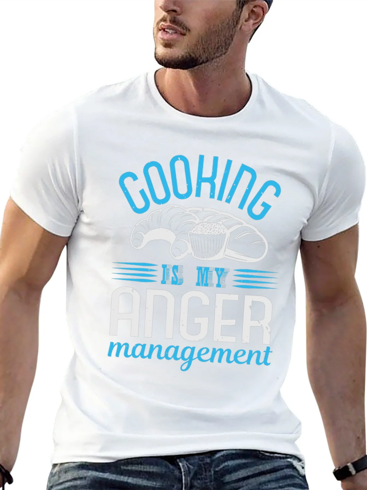 Cooking Anger Management T-Shirt Funny Chef Baker Tee product image 12