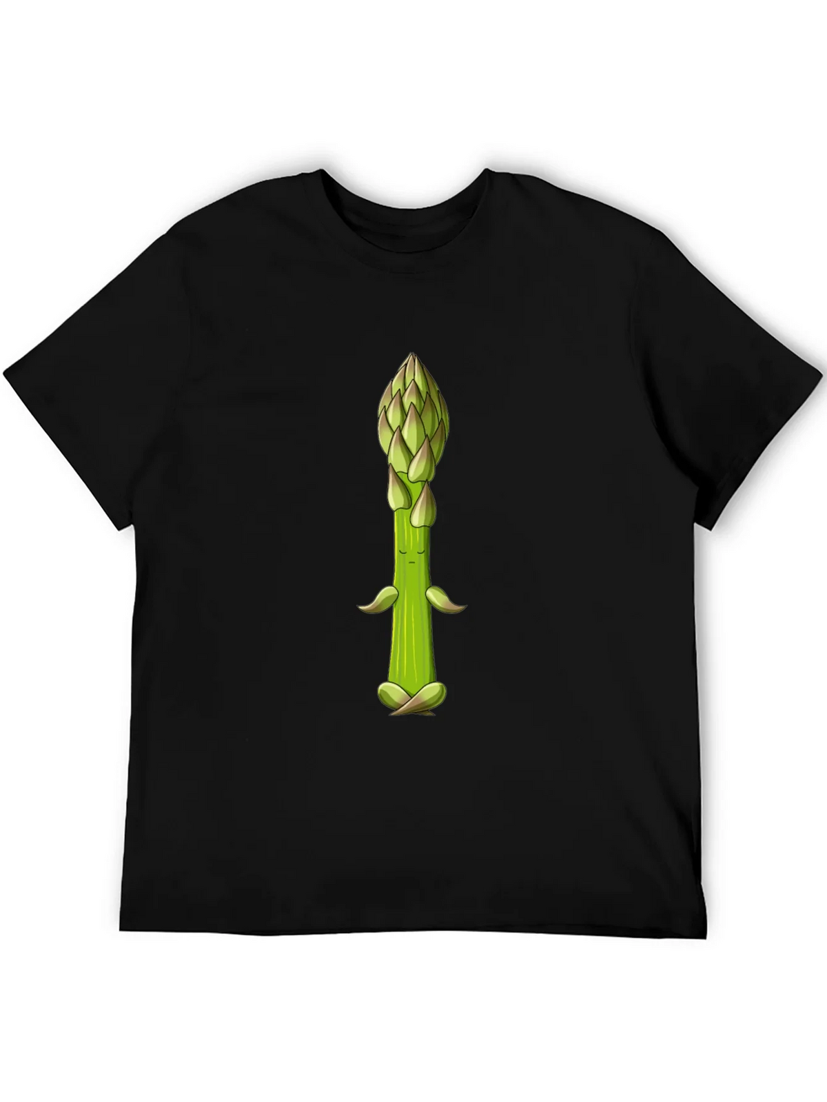 Meditating Asparagus Graphic Tee product image 5