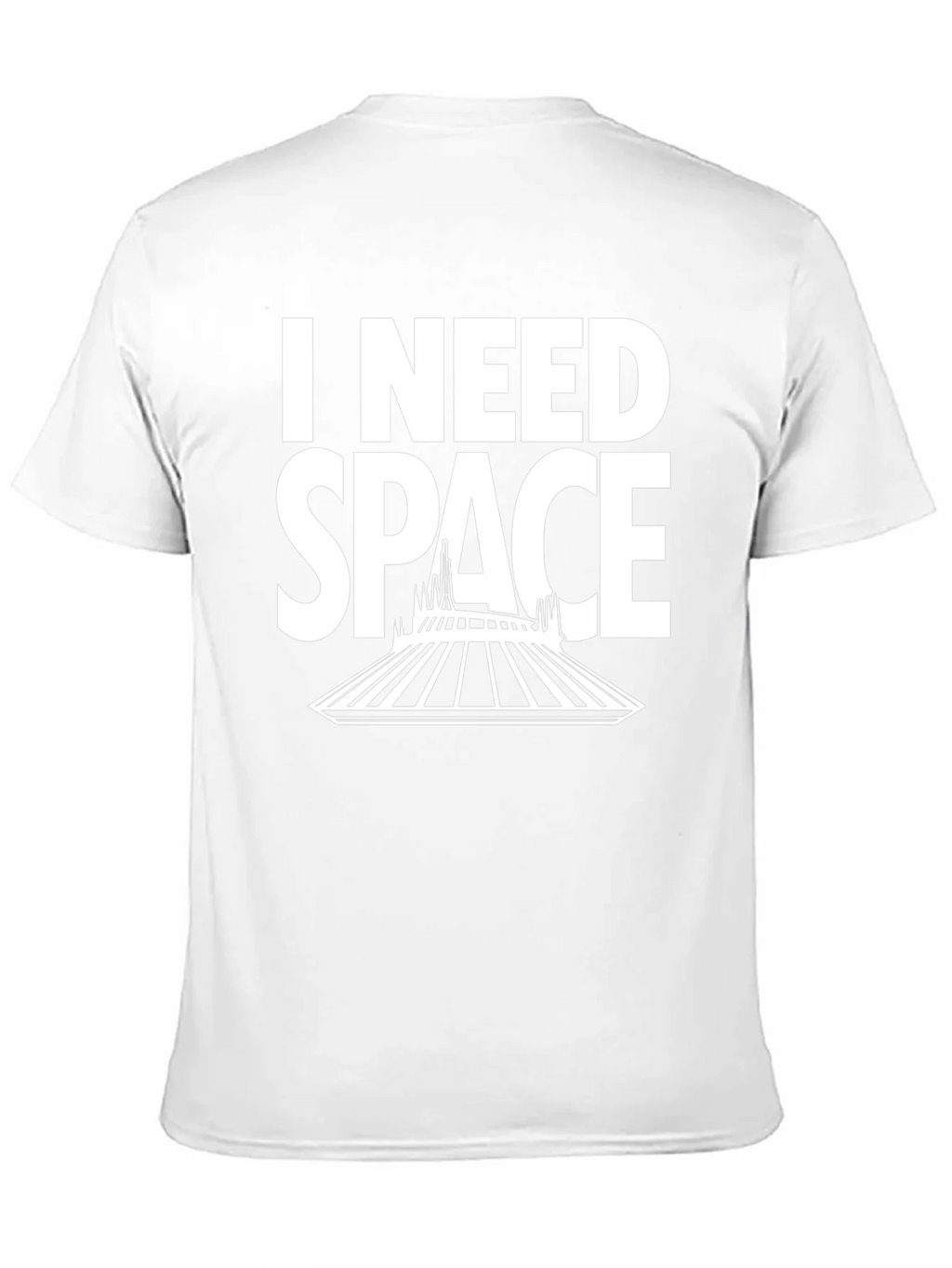 I Need Space T-Shirt - Black Cotton Blend product image 10