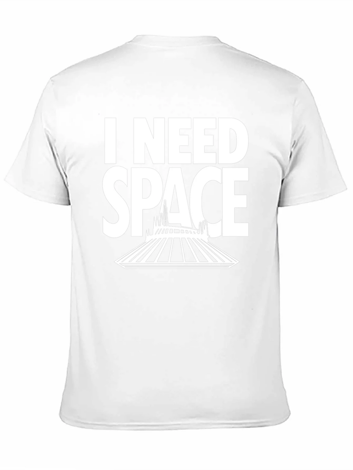I Need Space T-Shirt - Black Cotton Blend product image 10