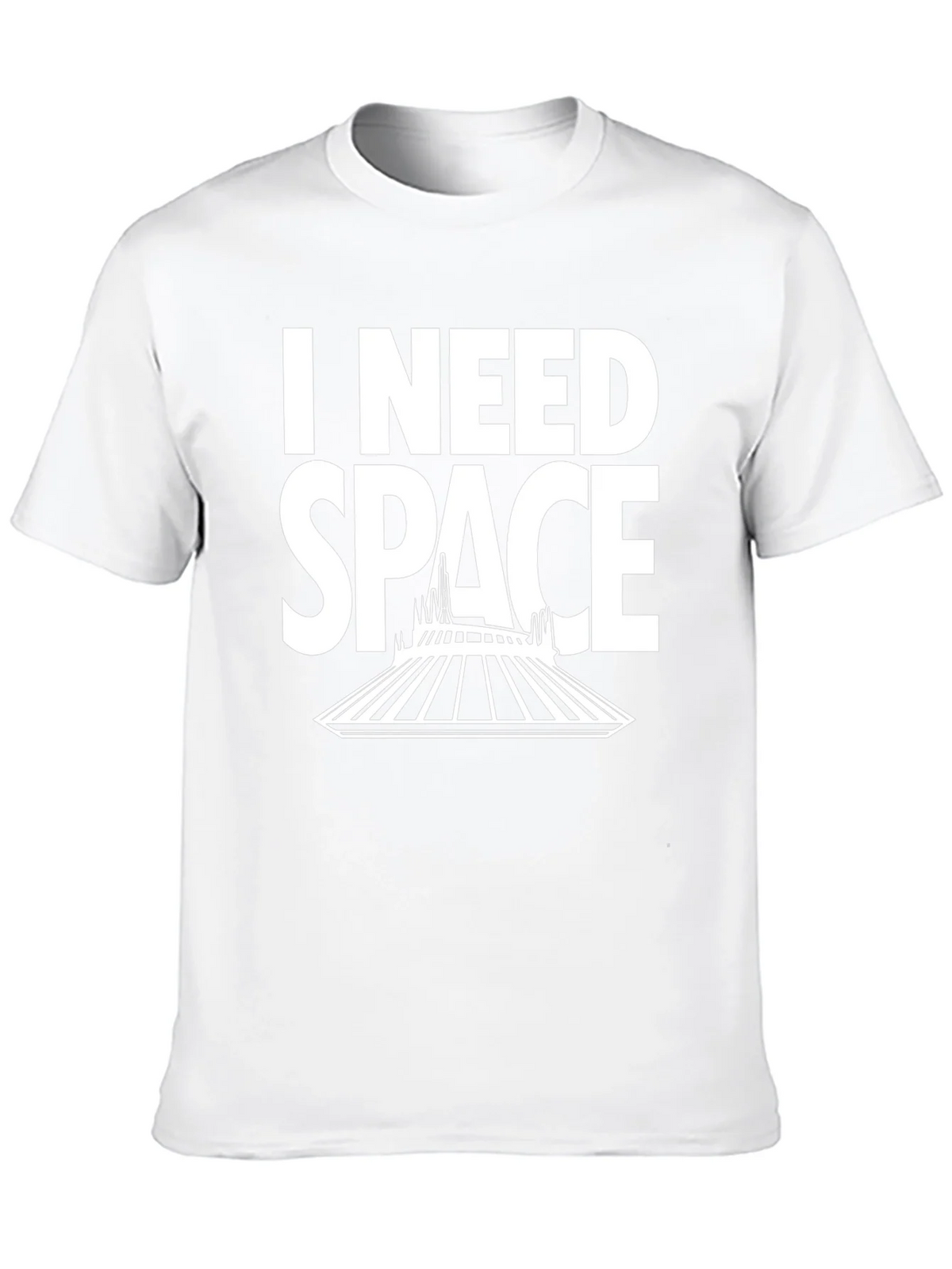 I Need Space T-Shirt - Black Cotton Blend product image 9