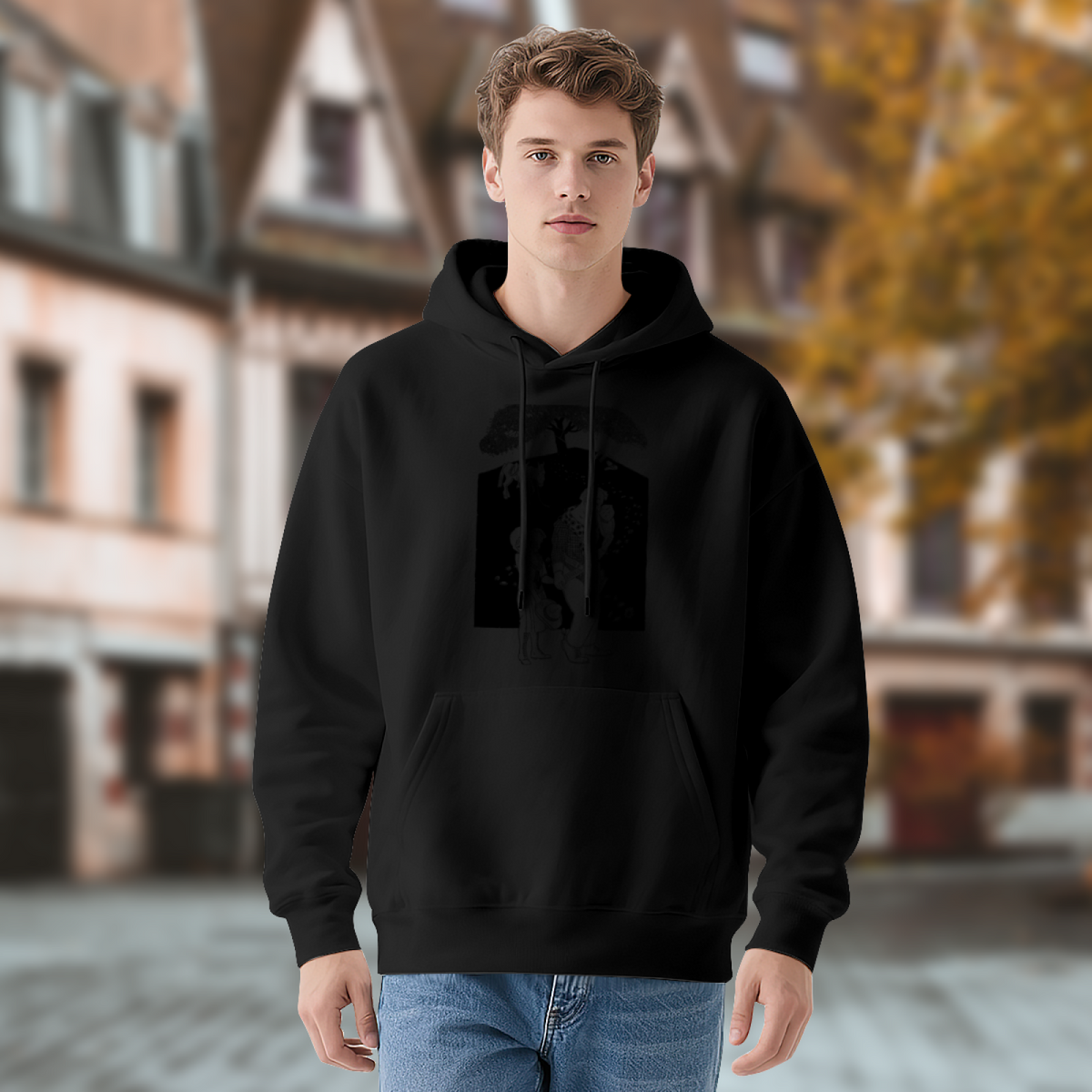 Graphic Art Pullover Hoodie - Bold Statement #0635 product image 4