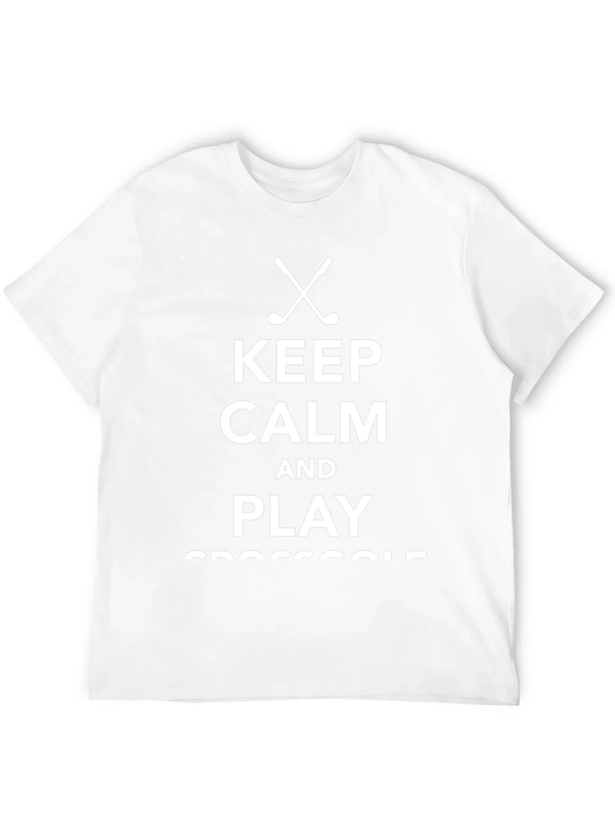 Keep Calm & Play Crossgolf T-Shirt - Black Tee product image 11