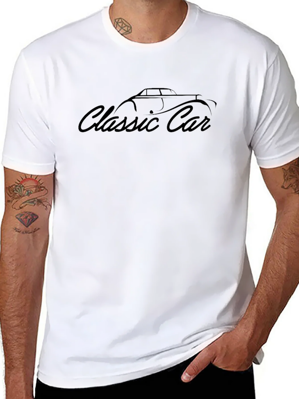 Classic Car Graphic Tee - Stylish Retro Design product image 7
