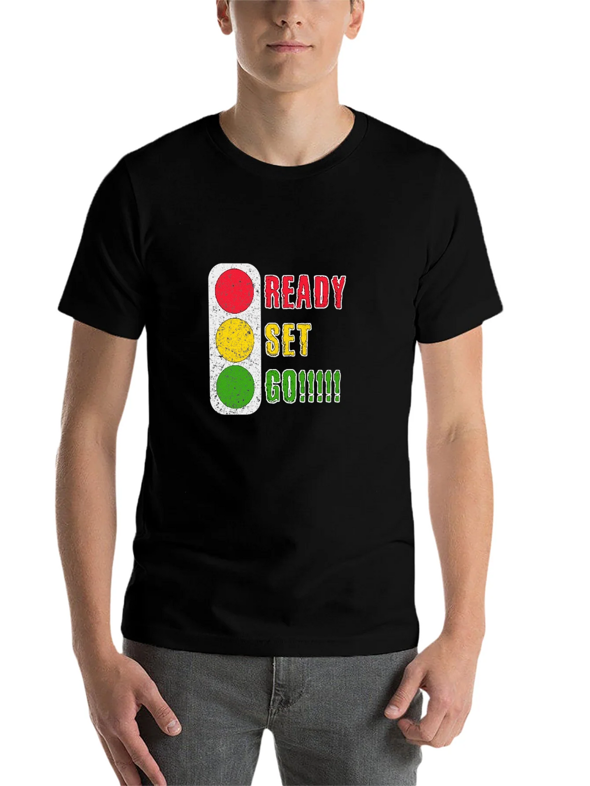 Ready Set Go T-Shirt - Traffic Light Design product image 4