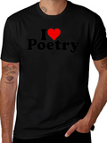 I Heart Poetry T-Shirt - Stylish Design Comfortable Fit product image 1