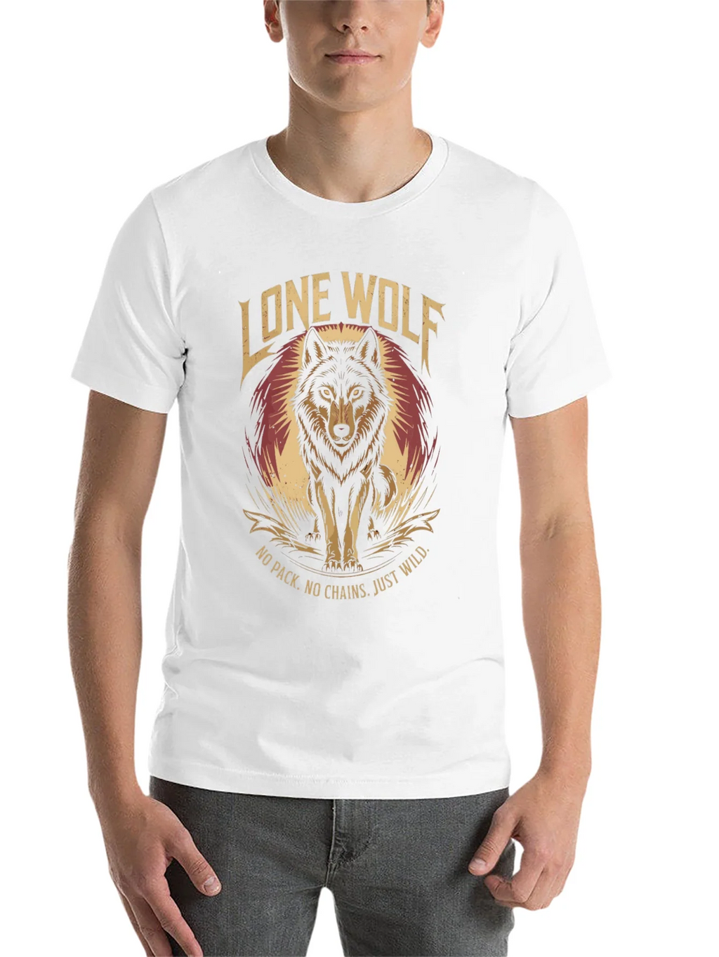 Lone Wolf Graphic Tee - No Pack No Chains product image 10