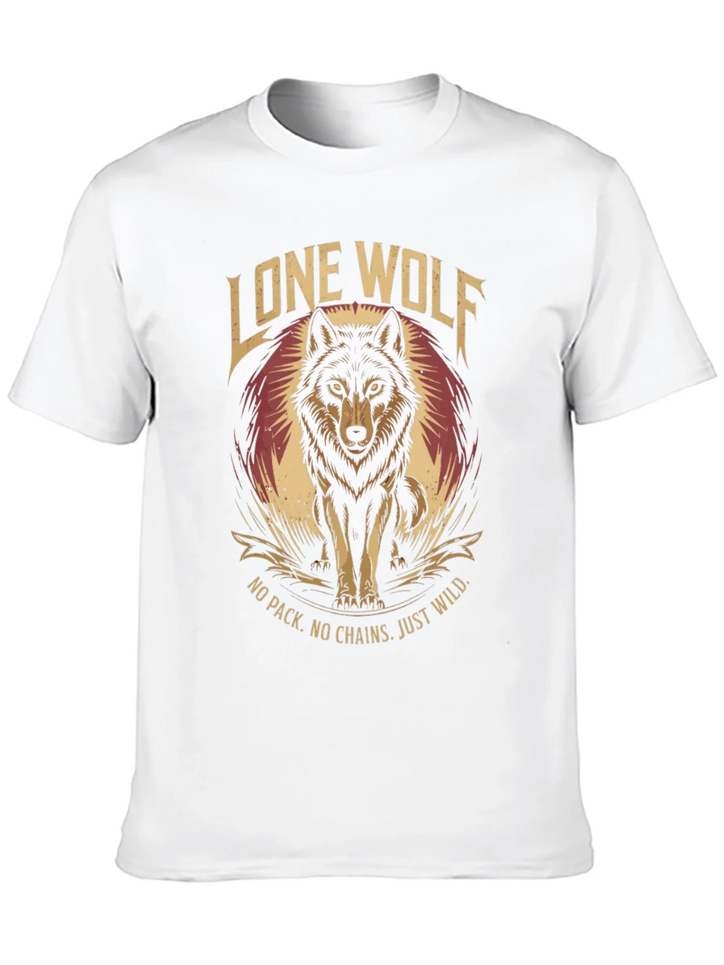 Lone Wolf Graphic Tee - No Pack No Chains product image 9