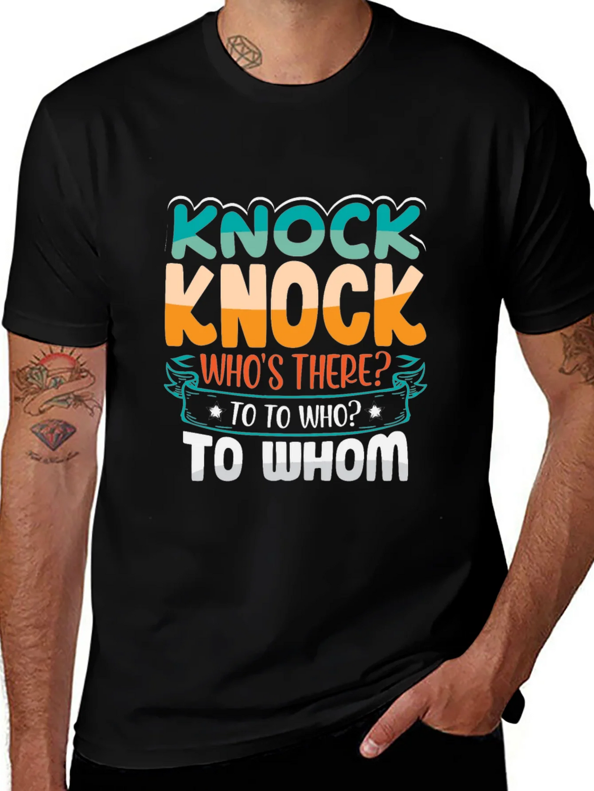 Knock Joke T-Shirt - Humor Tee product image 1