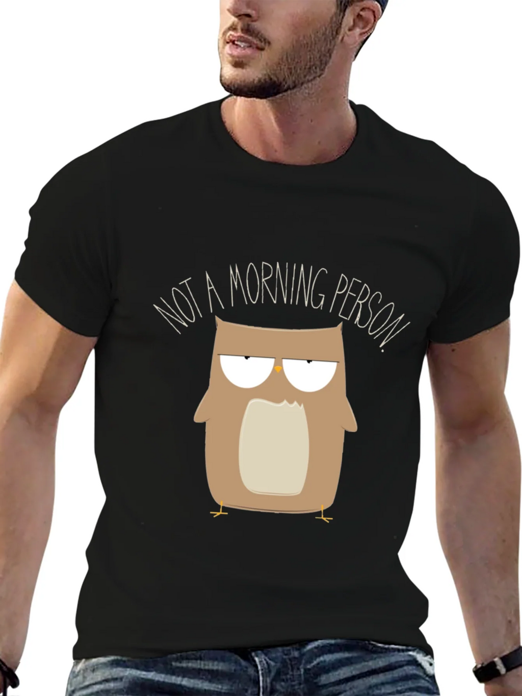 Funny Owl Graphic Tee - Not a Morning Person product image 6