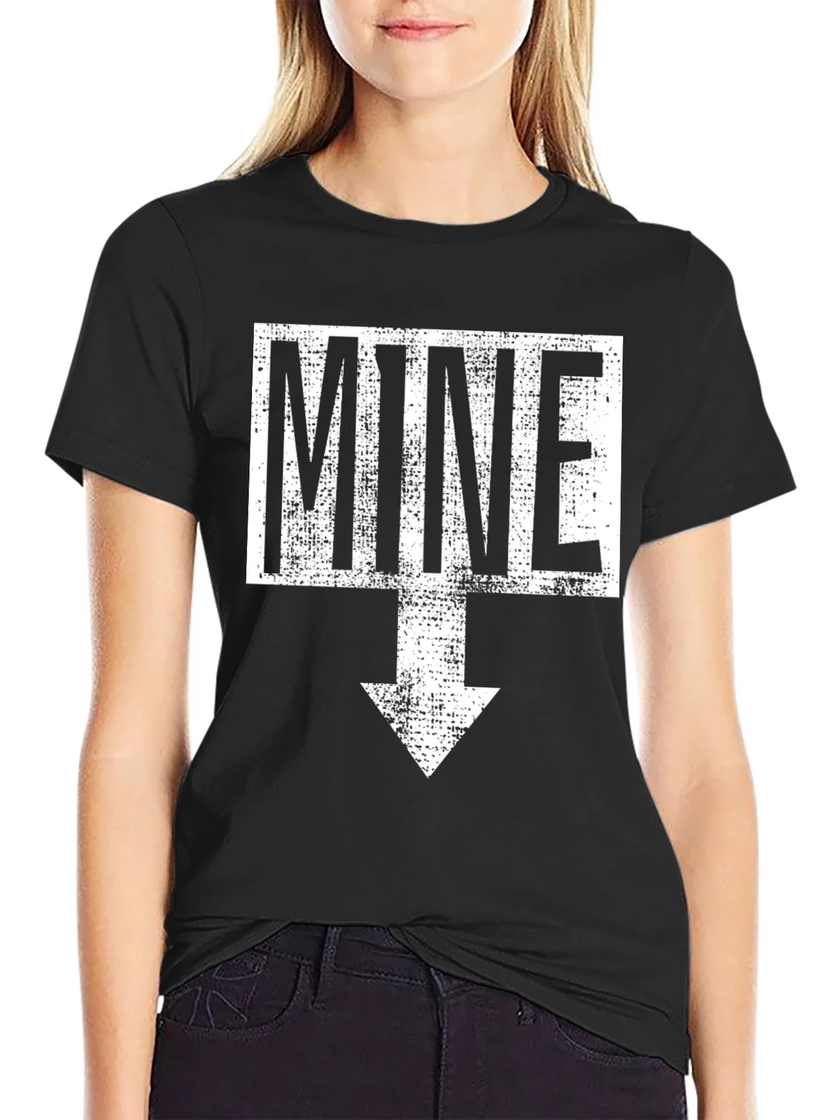 Funny Mine Arrow T-Shirt - Novelty Graphic Tee product image 2