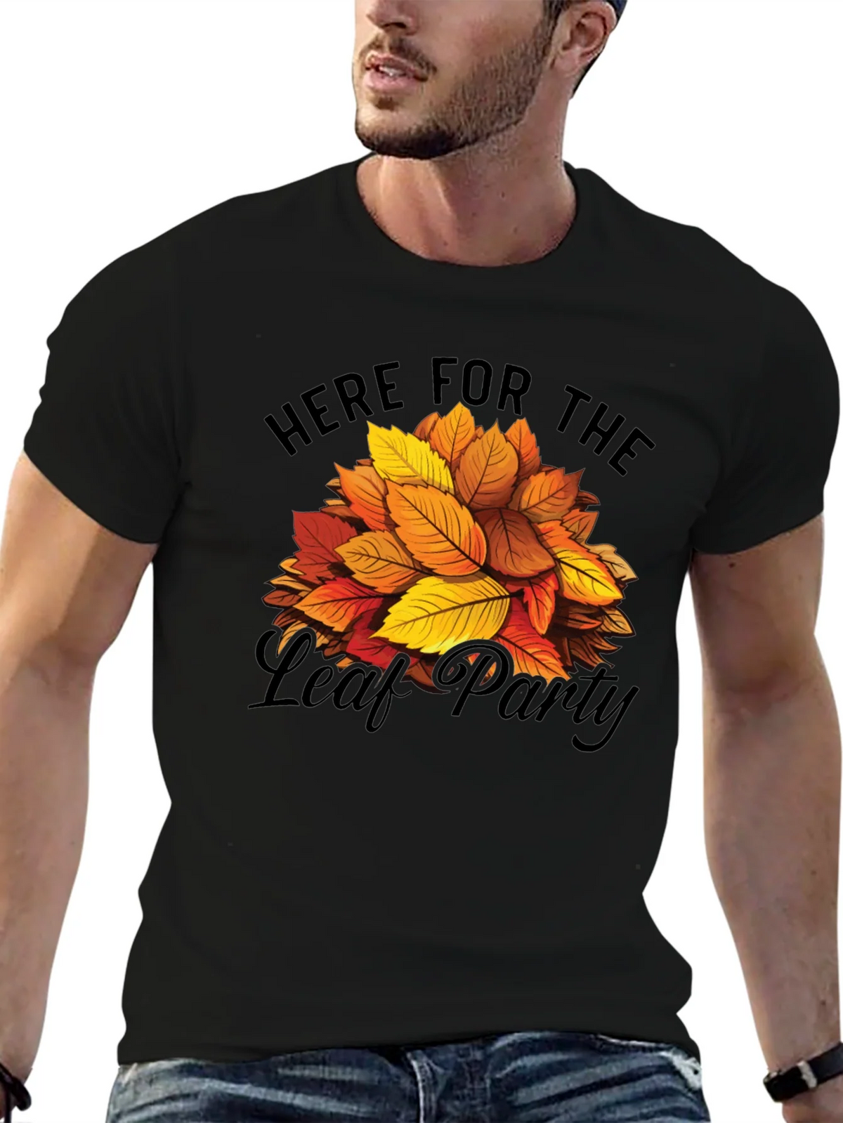 Fall Leaf Party T-Shirt product image 6