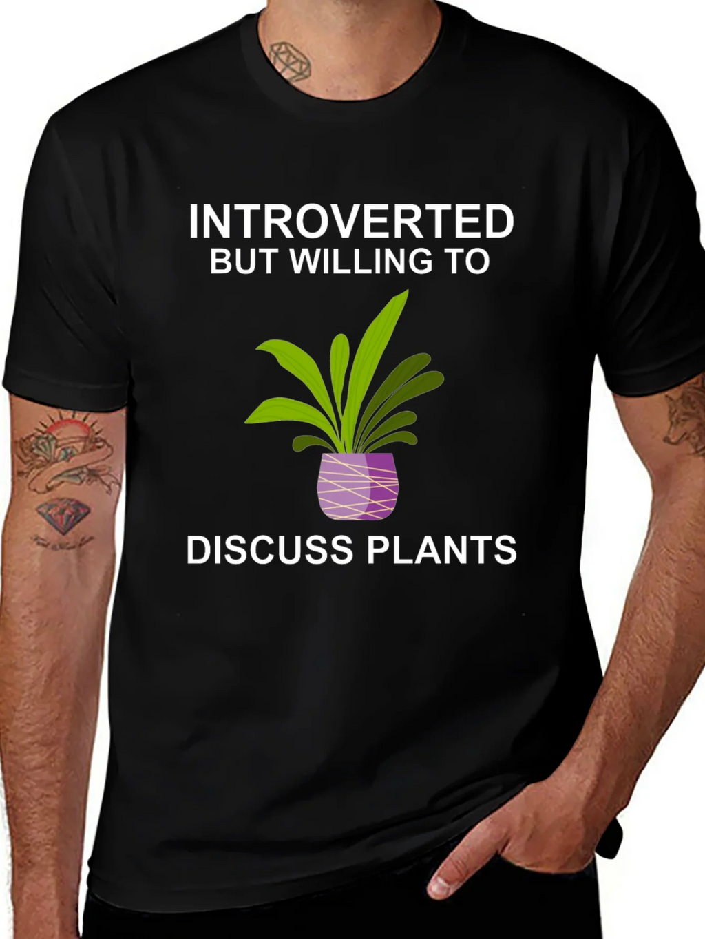 Introverted But Willing to Discuss Plants T-Shirt product image 1