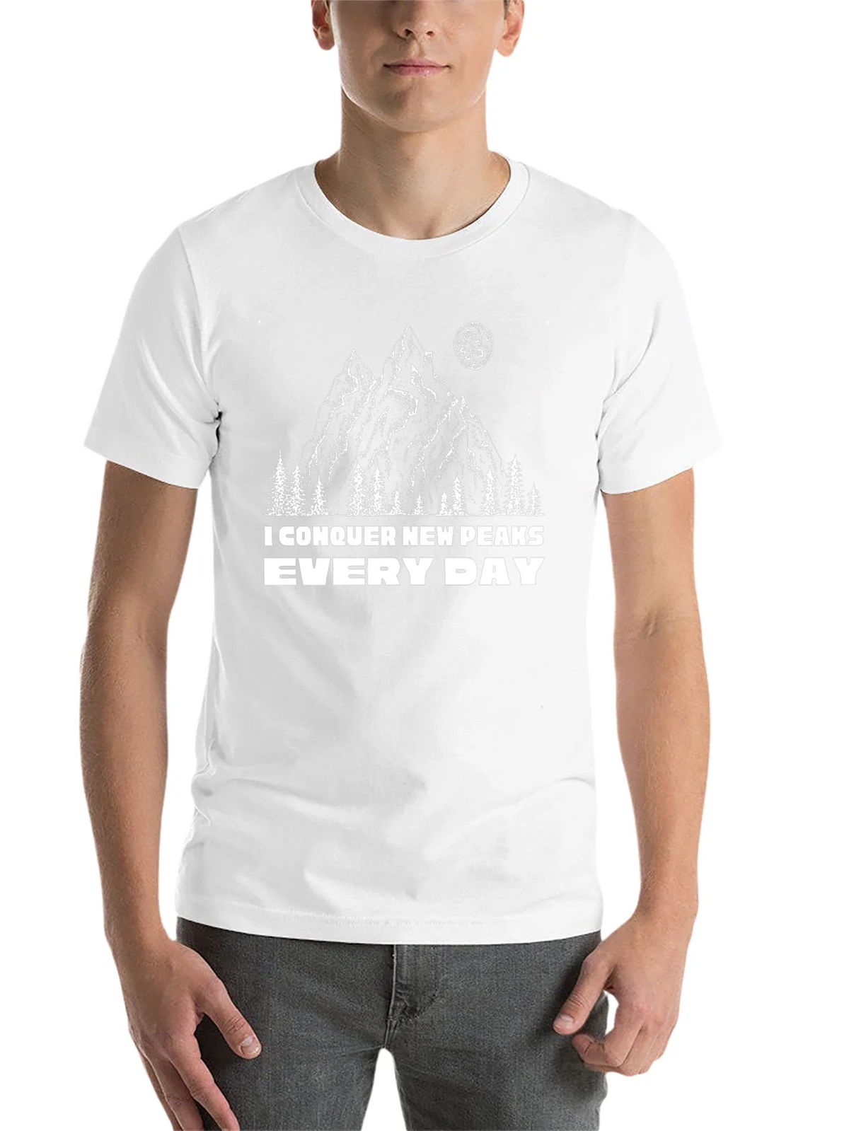 Conquer New Peaks Tee - Mountain Adventure Shirt product image 10