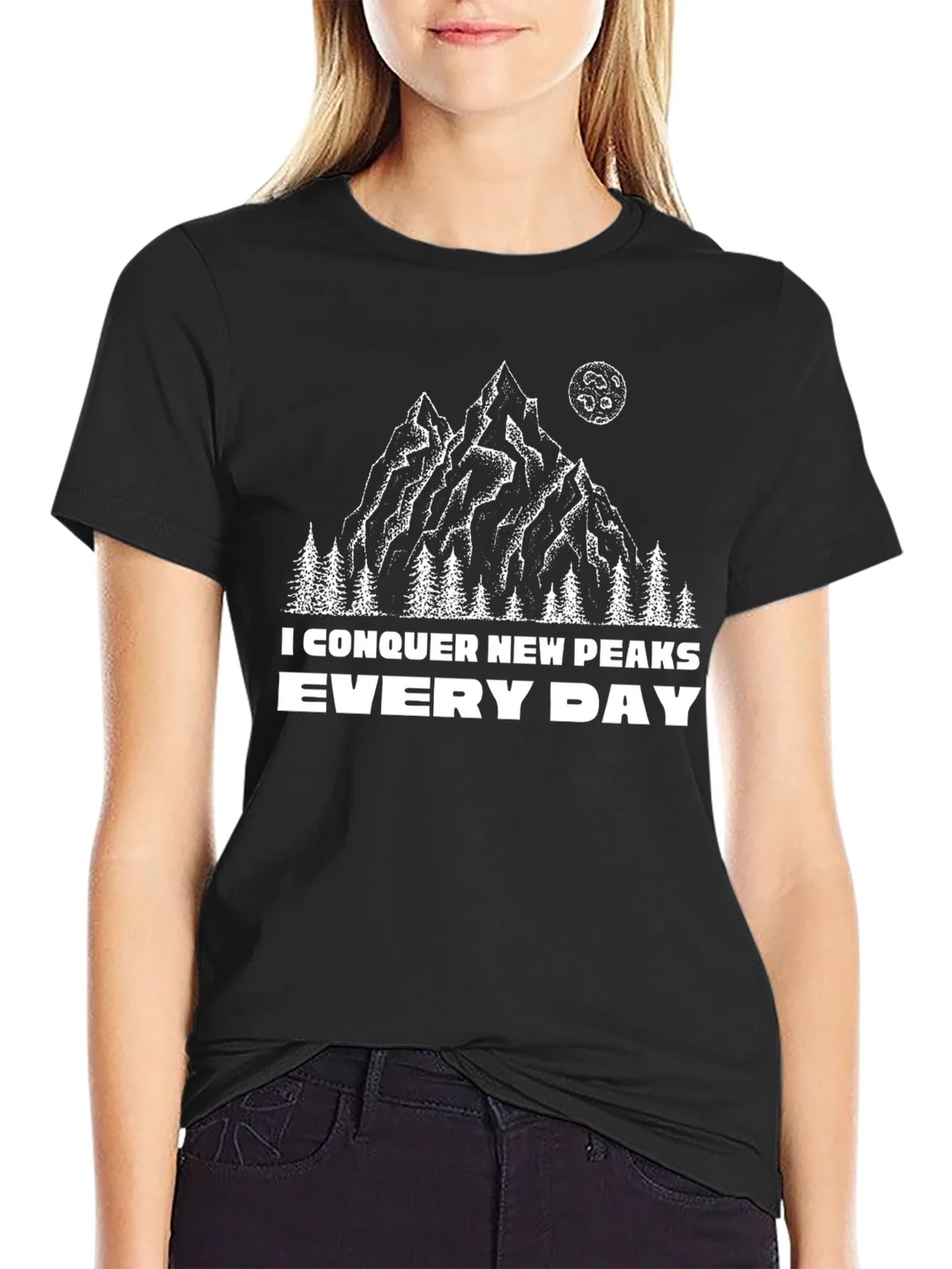 Conquer New Peaks Tee - Mountain Adventure Shirt product image 2