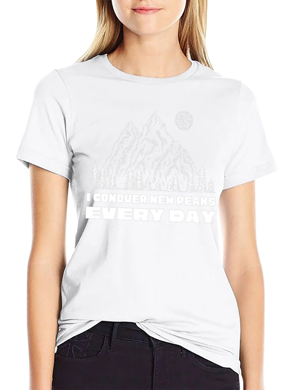 Conquer New Peaks Tee - Mountain Adventure Shirt product image 8