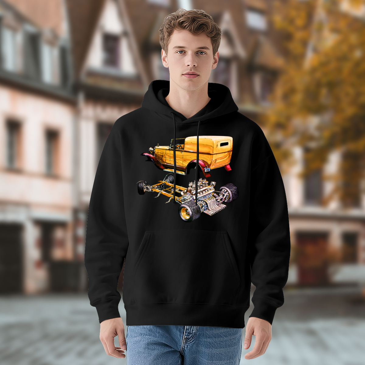 Automotive Hoodie - Eye-Catching Art Design Sweatshirt #0630 product image 4