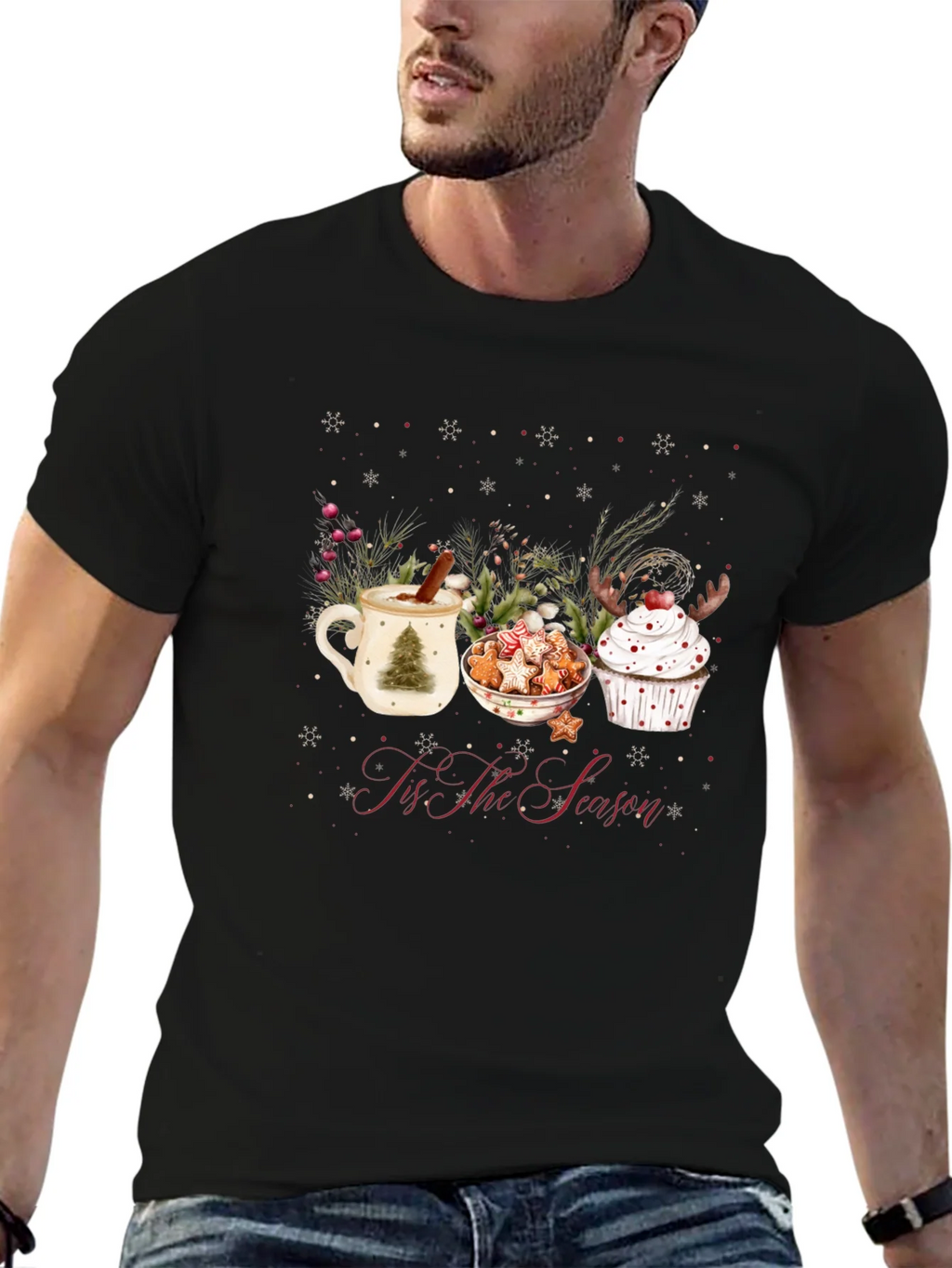Festive Christmas Treats Graphic Tee product image 6