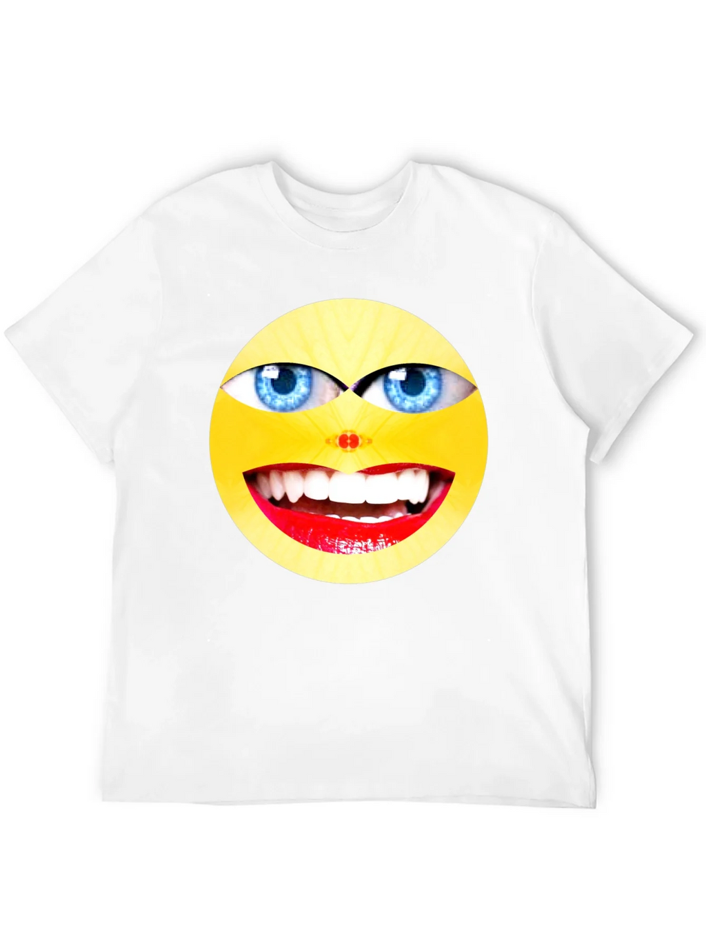 Crazy Smiley Face Graphic Tee product image 11