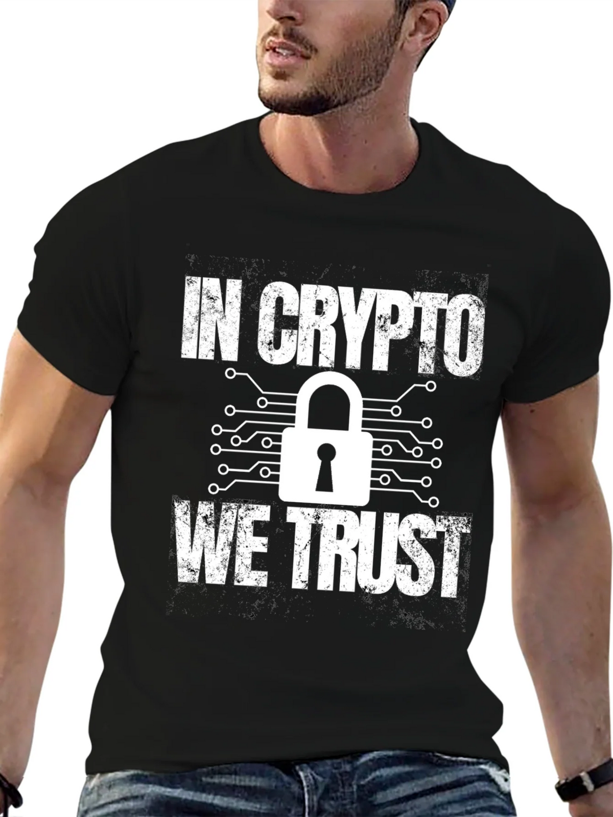 In Crypto We Trust Graphic T-Shirt product image 6