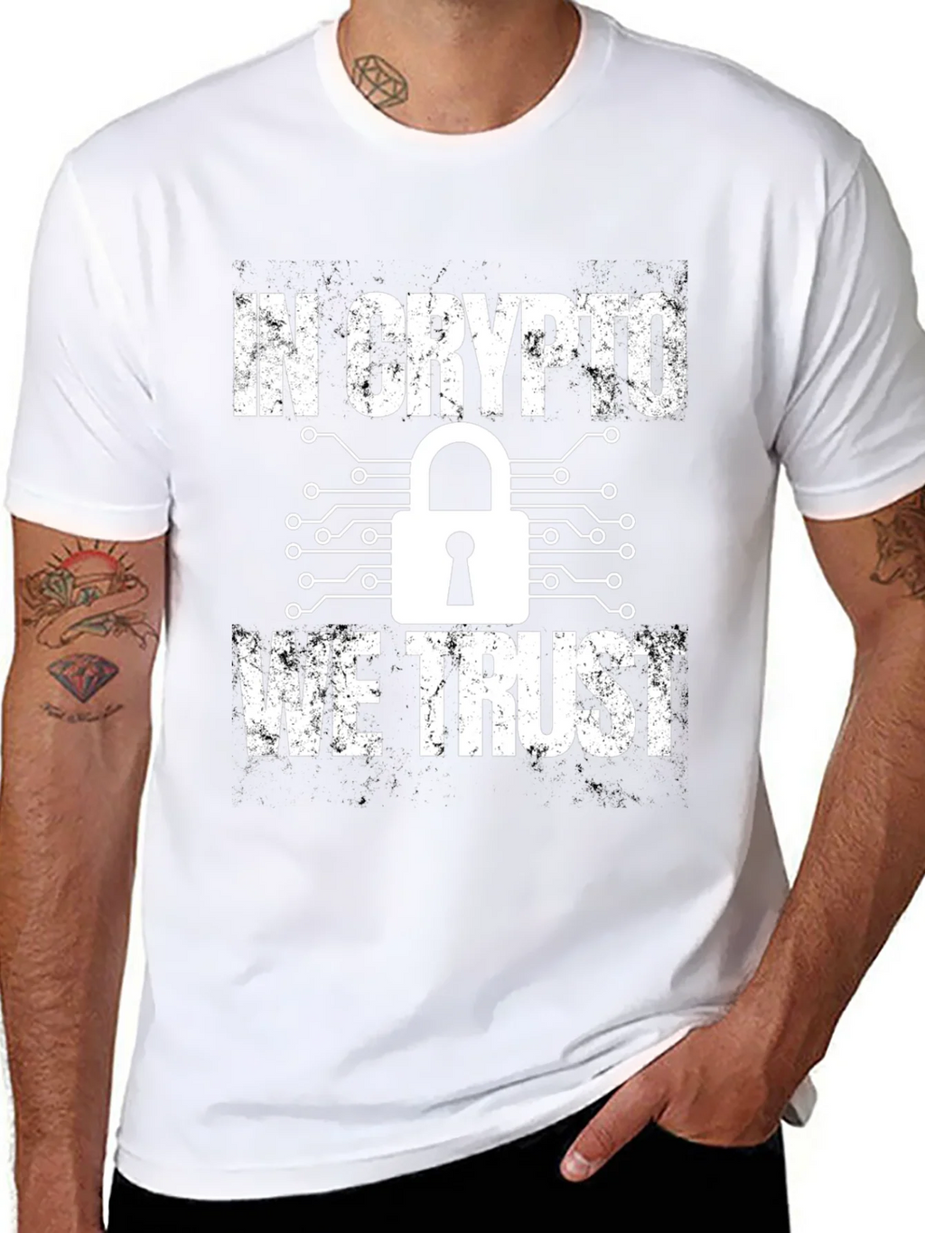 In Crypto We Trust Graphic T-Shirt product image 7
