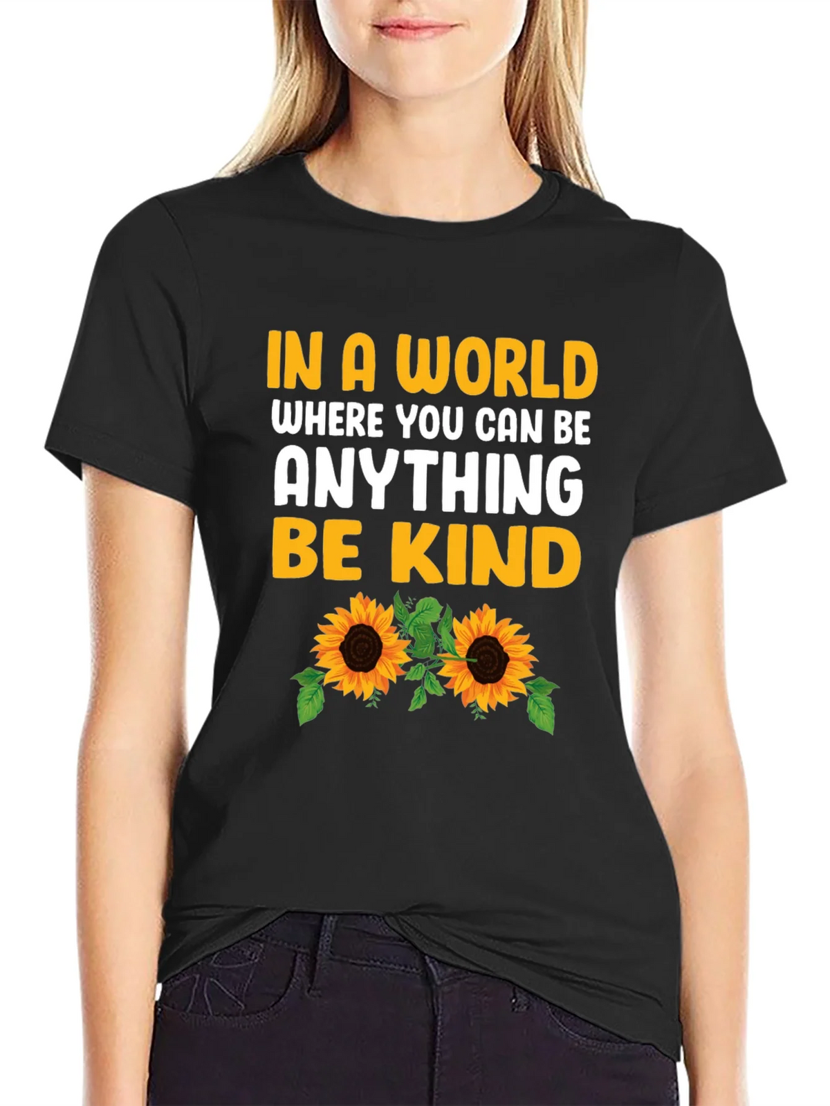Be Kind Sunflower Graphic Tee product image 2