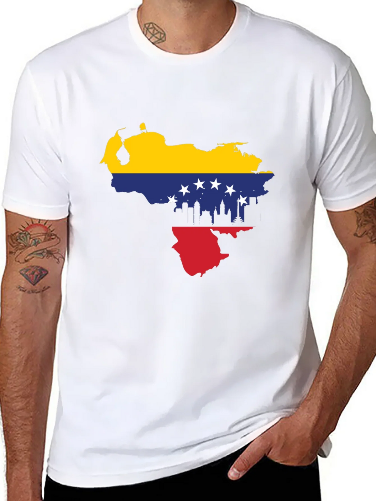 Venezuela Flag Map T-Shirt product image 7