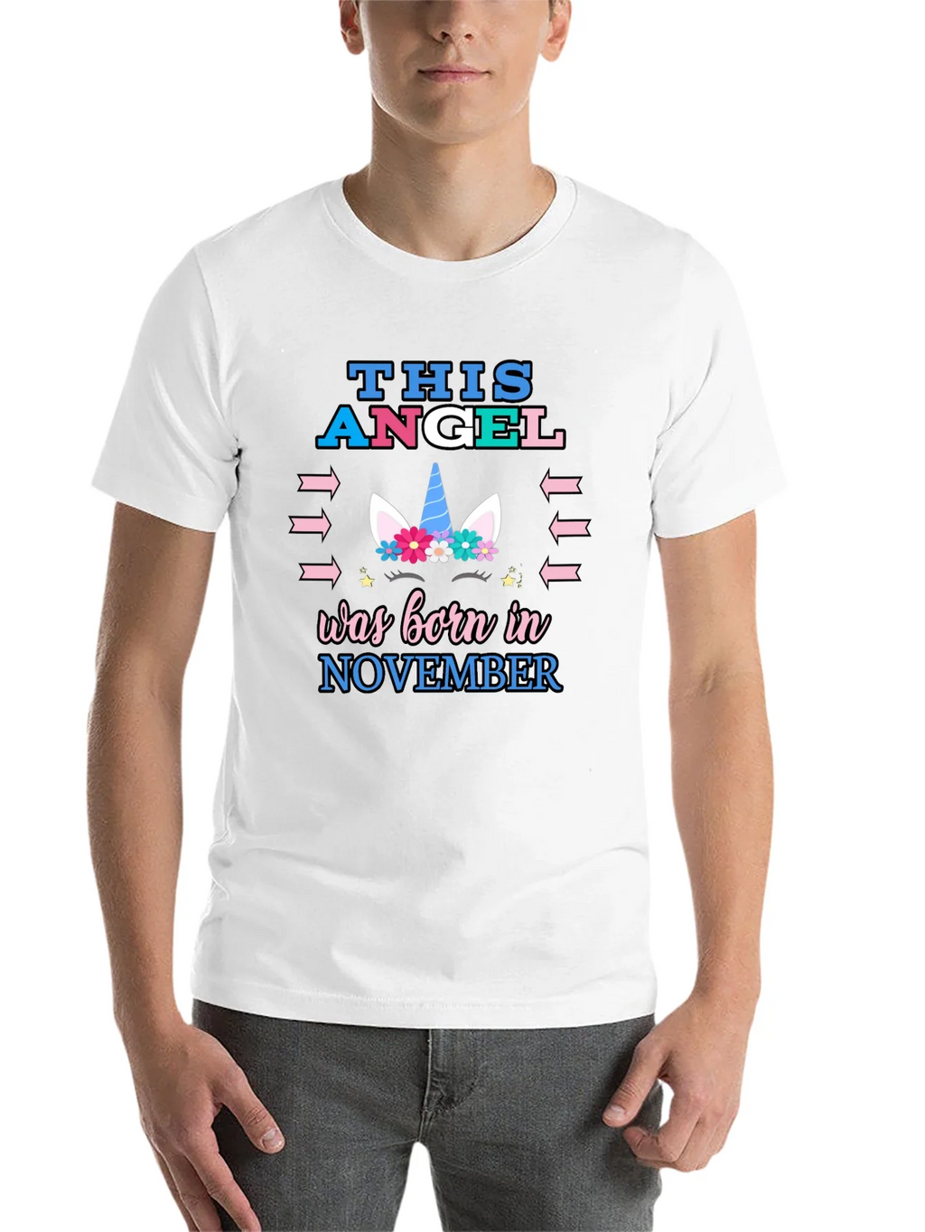 This Angel Born in November T-Shirt product image 10