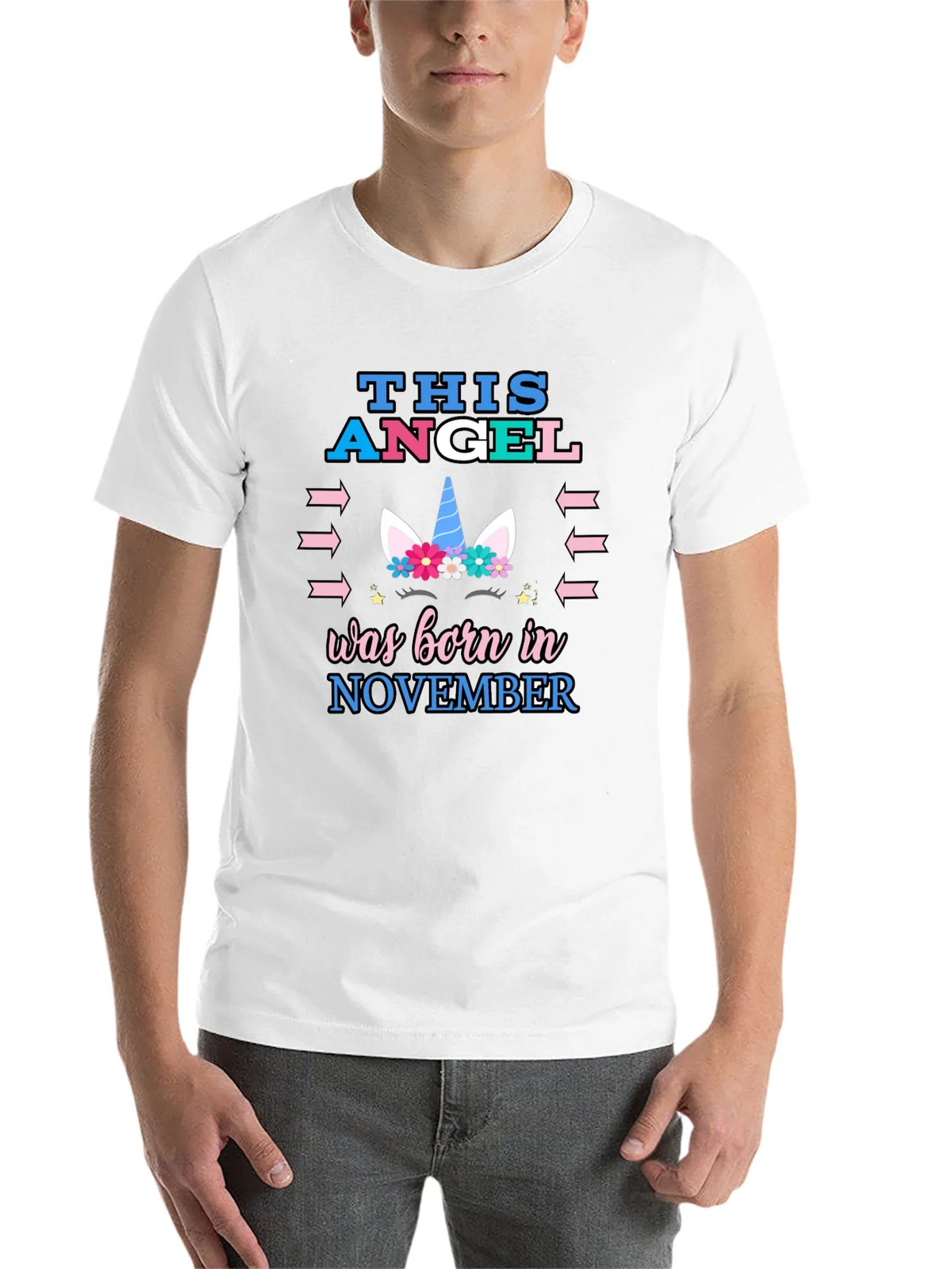 This Angel Born in November T-Shirt product image 10