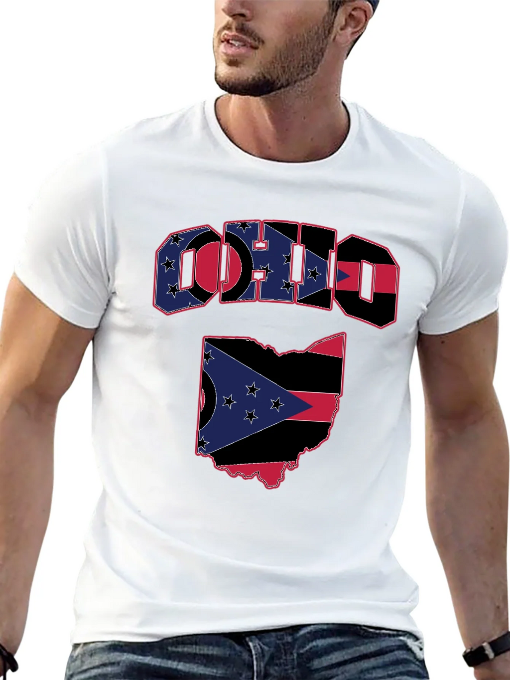 Ohio State Flag T-Shirt product image 9