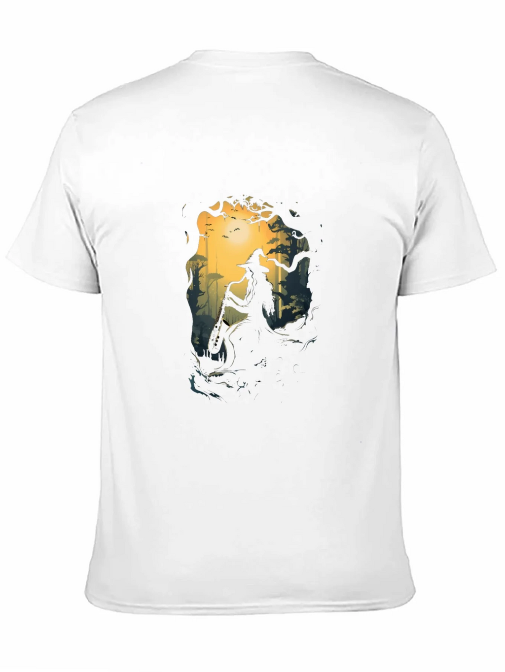 Enchanted Forest Witch Graphic Tee - Black product image 10