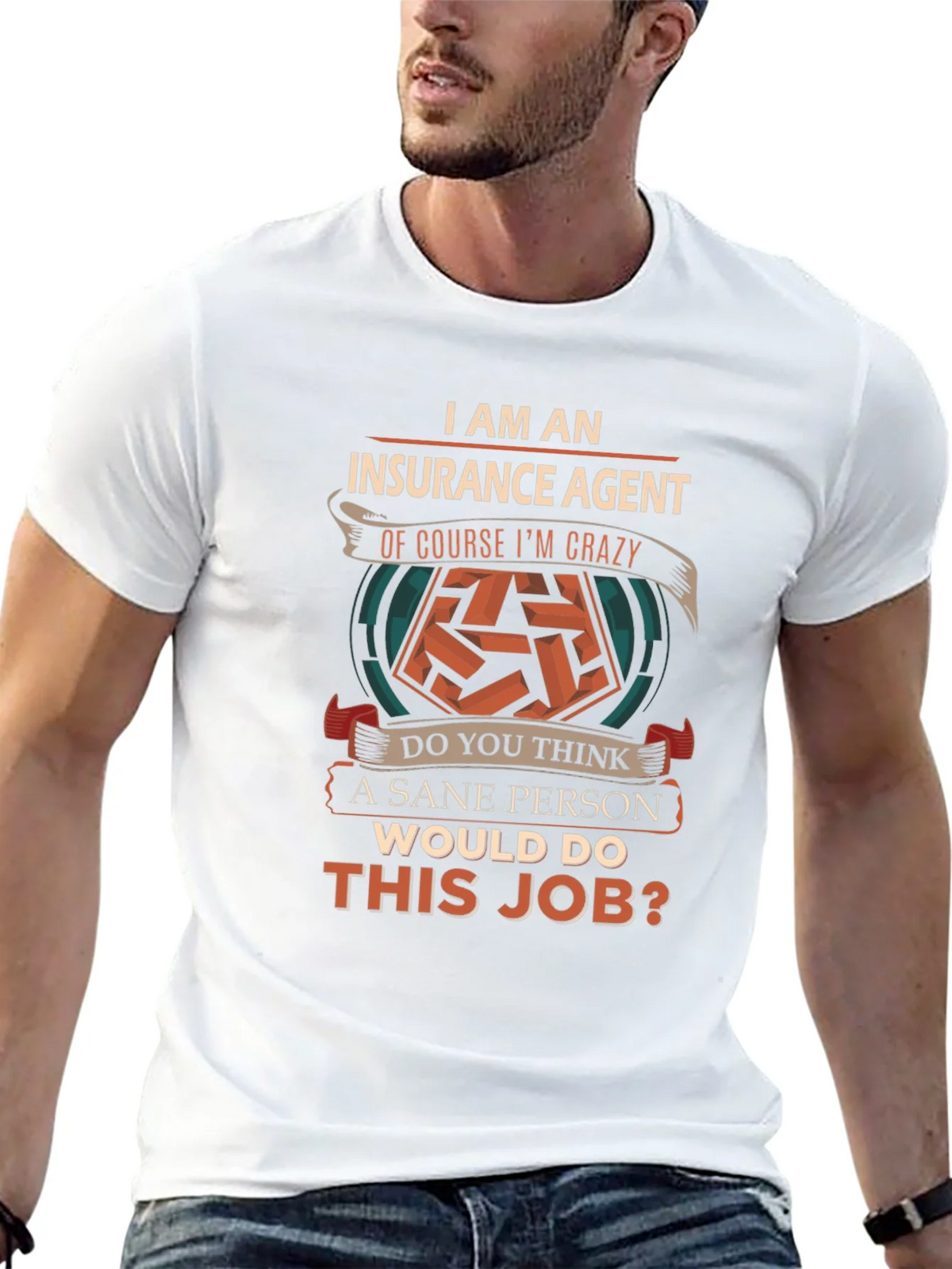 Insurance Agent Crazy T-Shirt product image 12