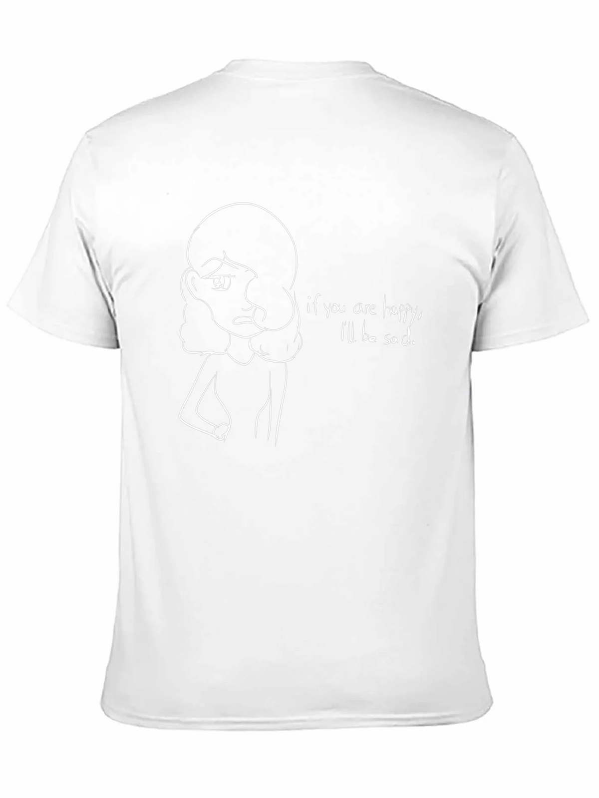 Sad Girl T-Shirt - Unique Graphic Tee product image 8
