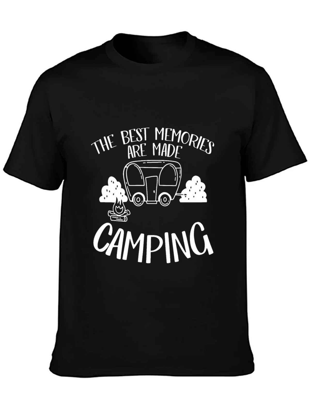 Camping Memories Graphic Tee - Black product image 3