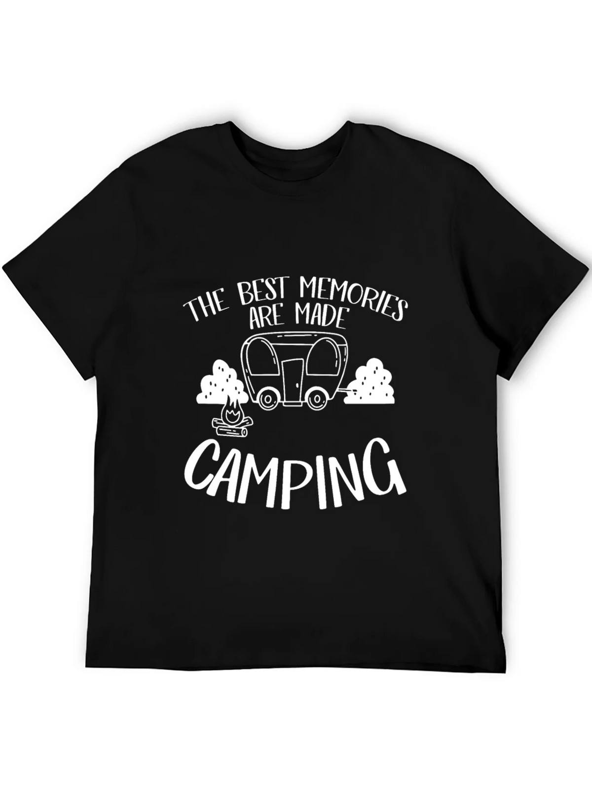 Camping Memories Graphic Tee - Black product image 5
