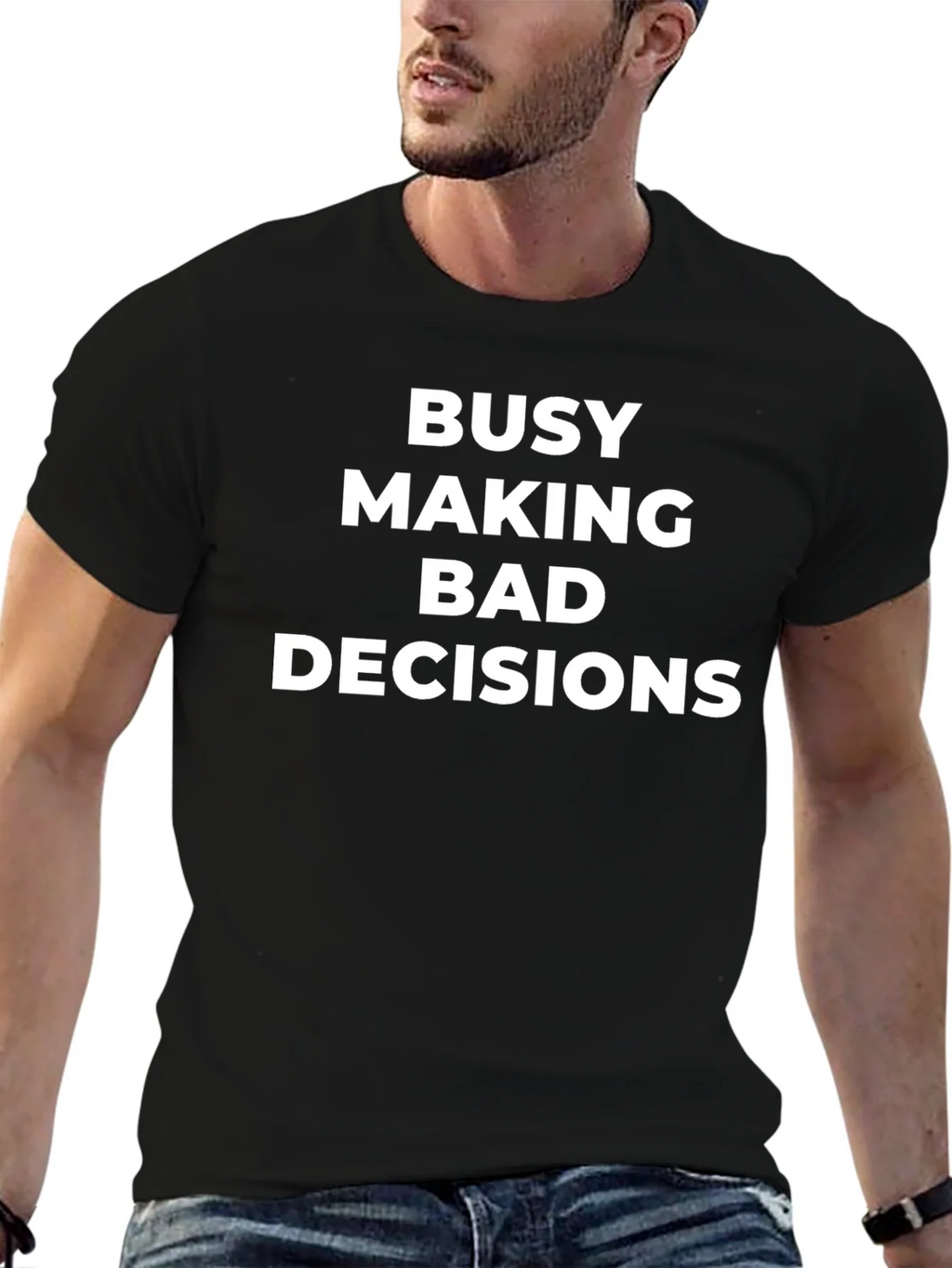 Funny Bad Decisions Graphic Tee - Casual Humor product image 6