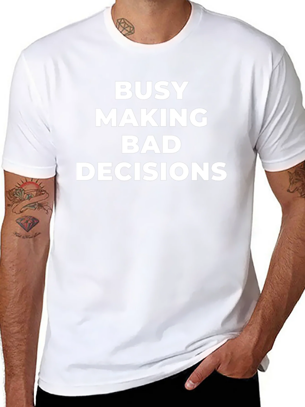 Funny Bad Decisions Graphic Tee - Casual Humor product image 7