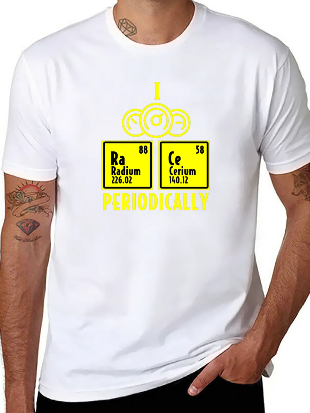 I Race Periodically T-Shirt - Chemistry Element Graphic Tee product image 6