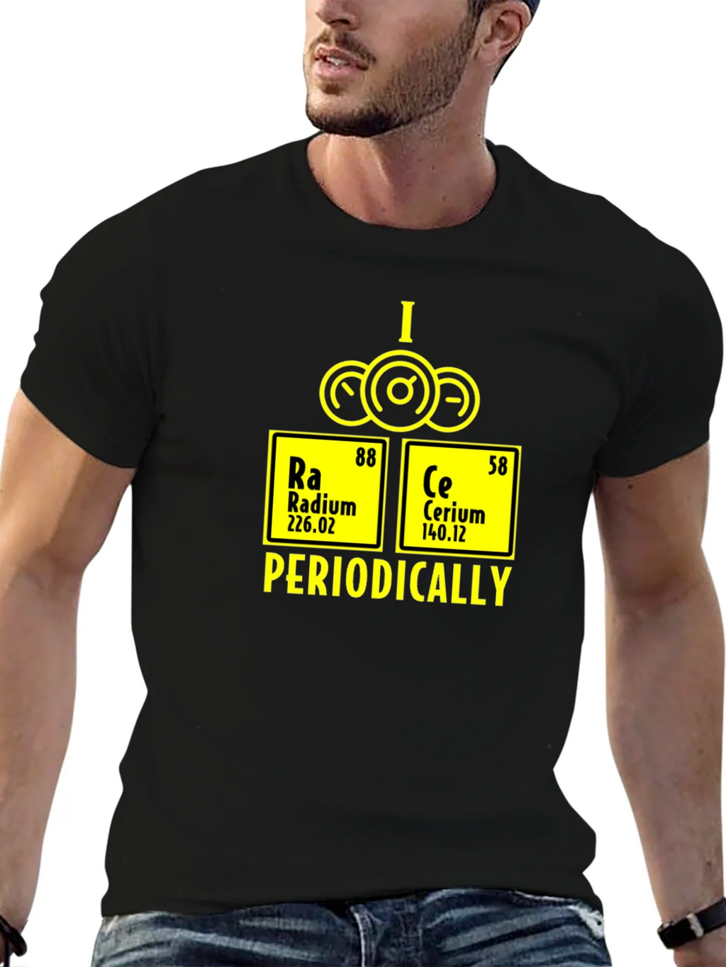 I Race Periodically T-Shirt - Chemistry Element Graphic Tee product image 5