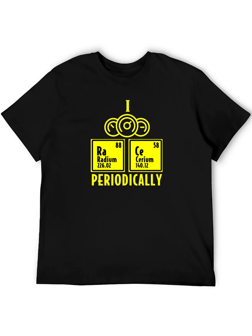 I Race Periodically T-Shirt - Chemistry Element Graphic Tee product image 4