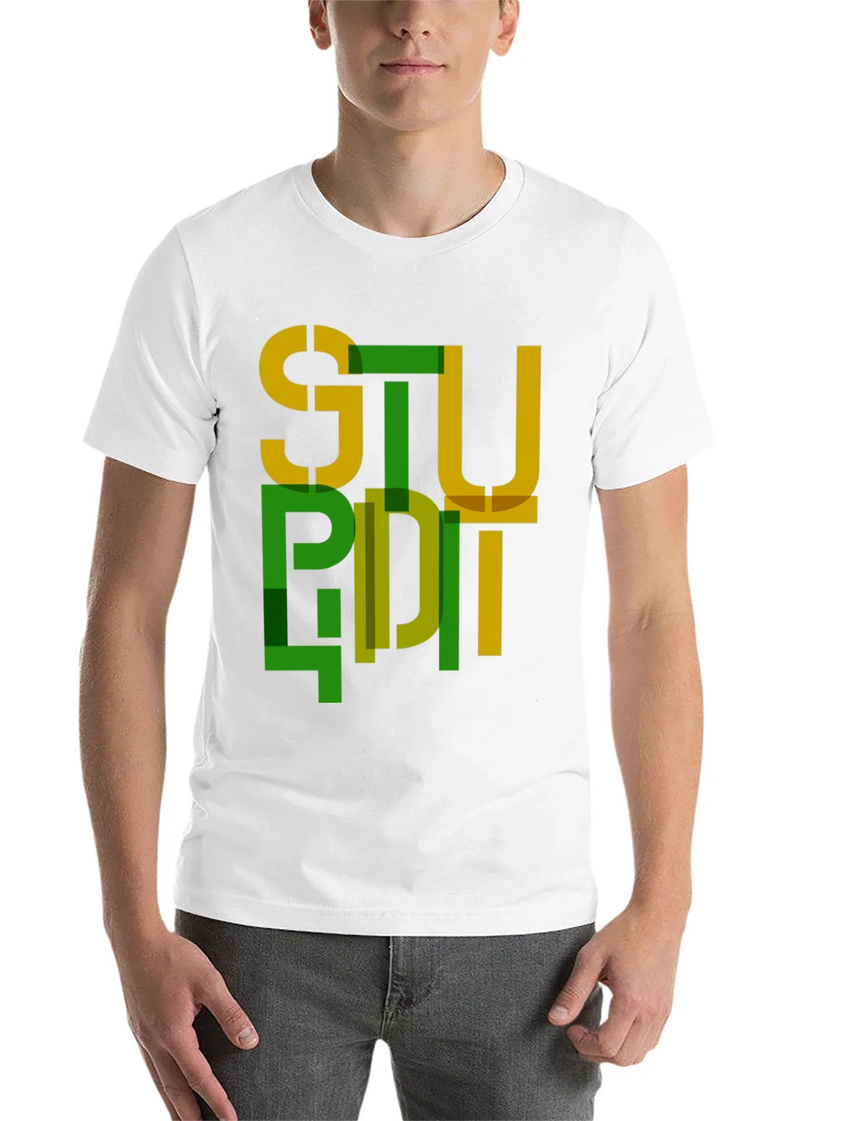 Abstract Stupid Graphic Tee - Modern Streetwear product image 10