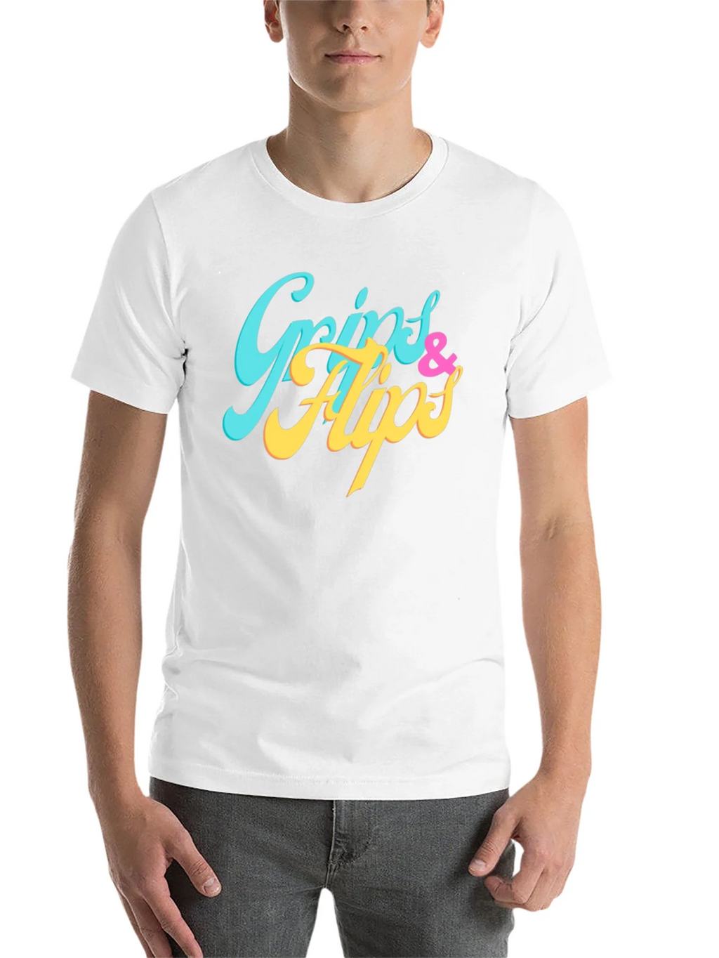 Grips & Flips Graphic Tee - Stylish Mens T-Shirt product image 10