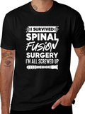 Spinal Fusion Surgery Survivor Graphic Tee product image 1