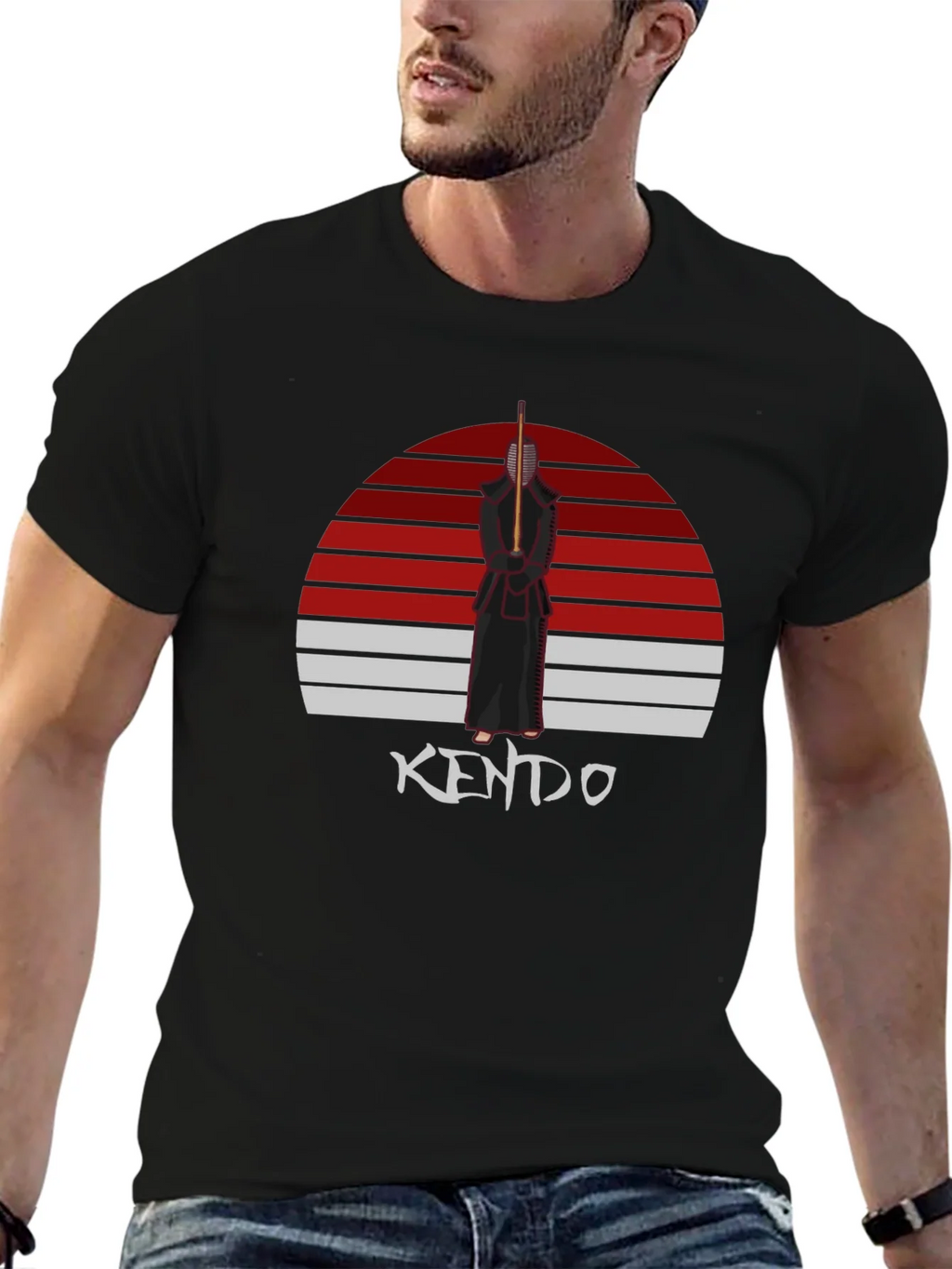 Kendo Sunset T-Shirt - Martial Arts Style product image 6