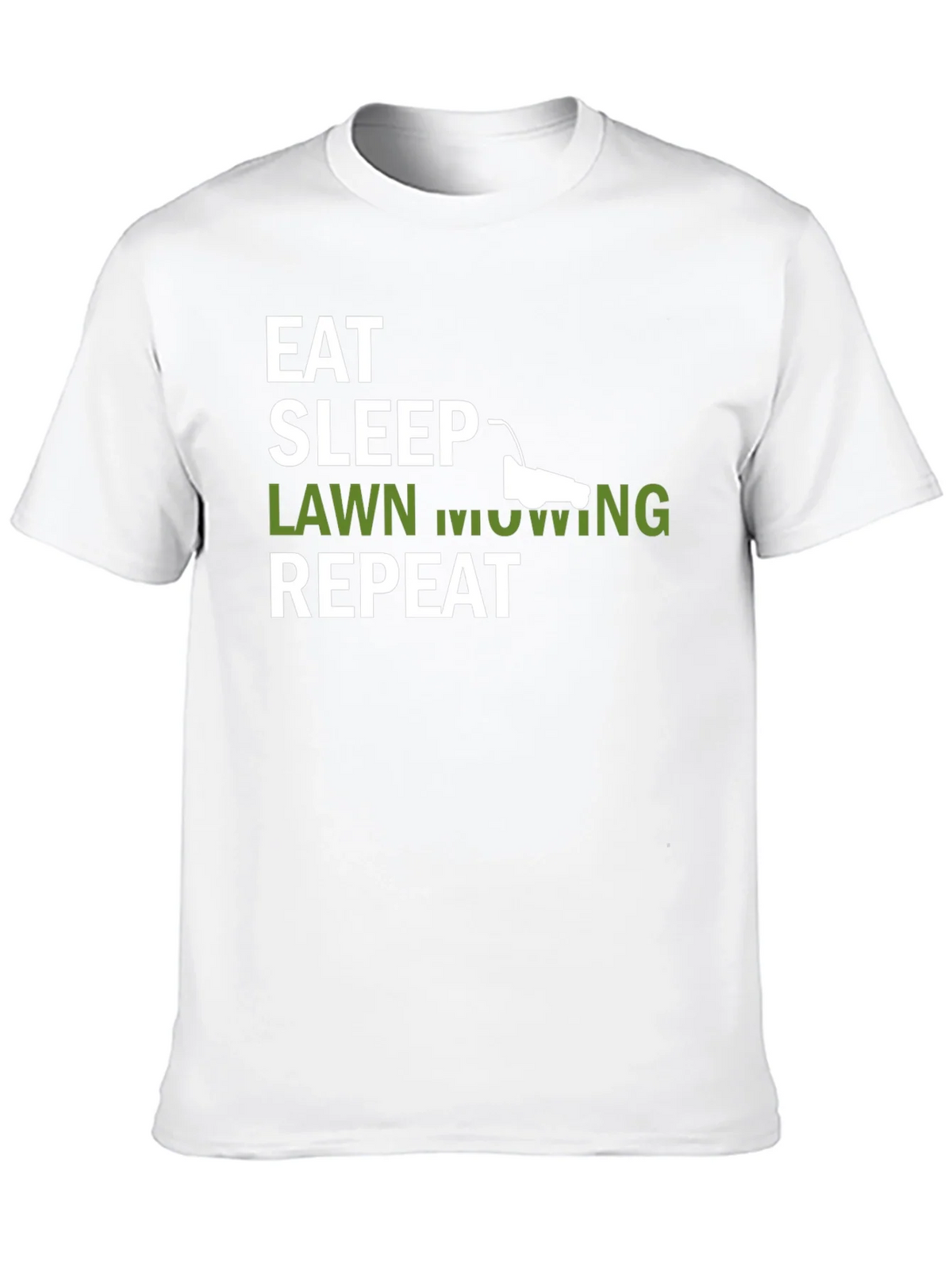 Eat Sleep Lawn Mowing Repeat Mens T-Shirt product image 6