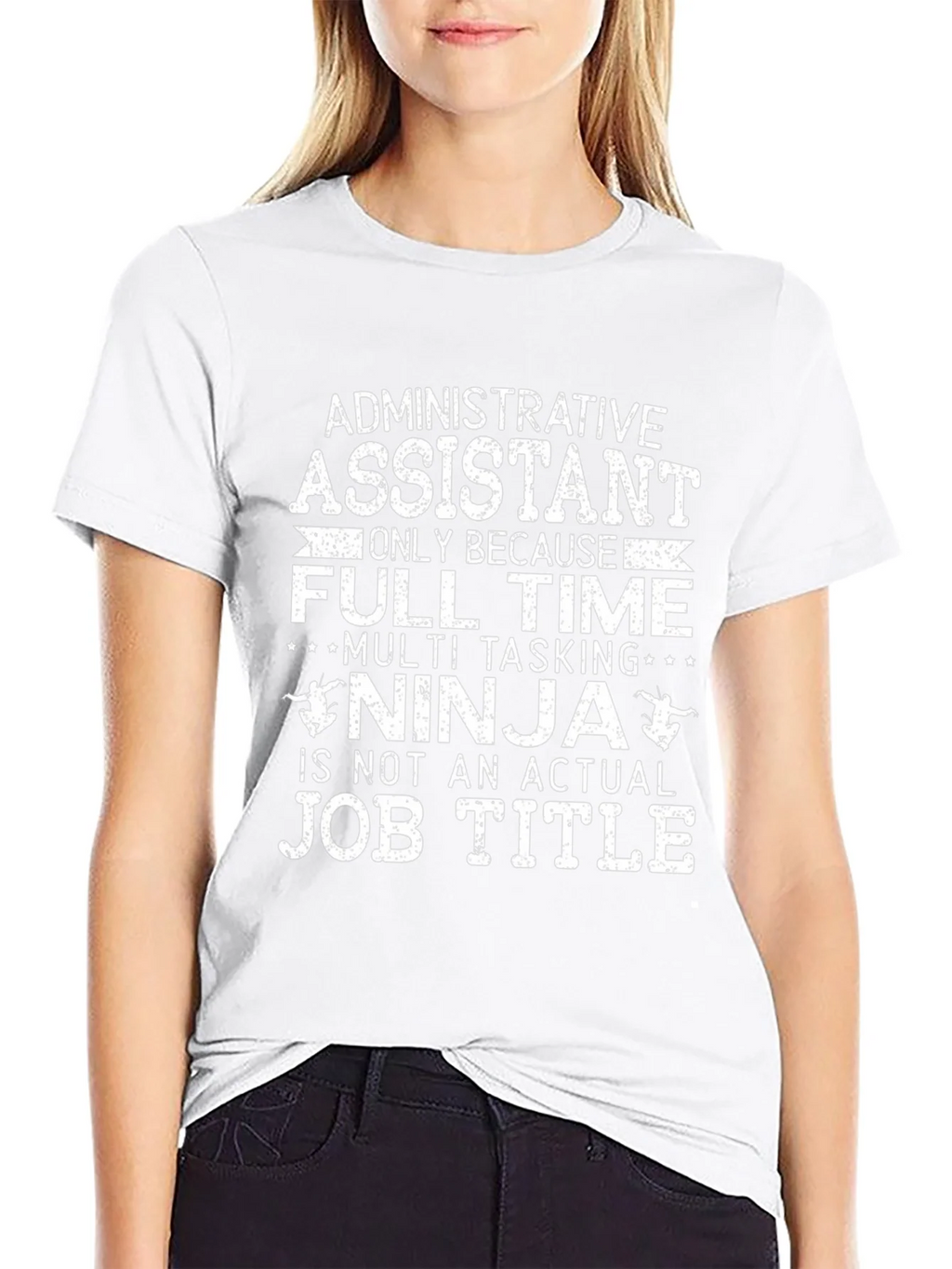 Admin Assistant Ninja T-Shirt product image 8