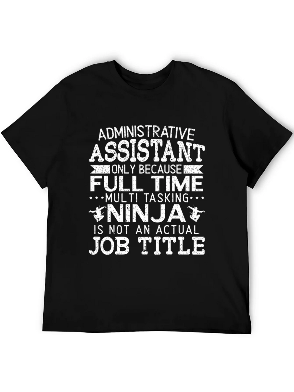 Admin Assistant Ninja T-Shirt product image 5