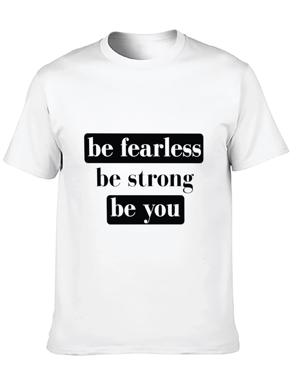 Be Fearless Graphic Tee - Motivational Black T-Shirt product image 9