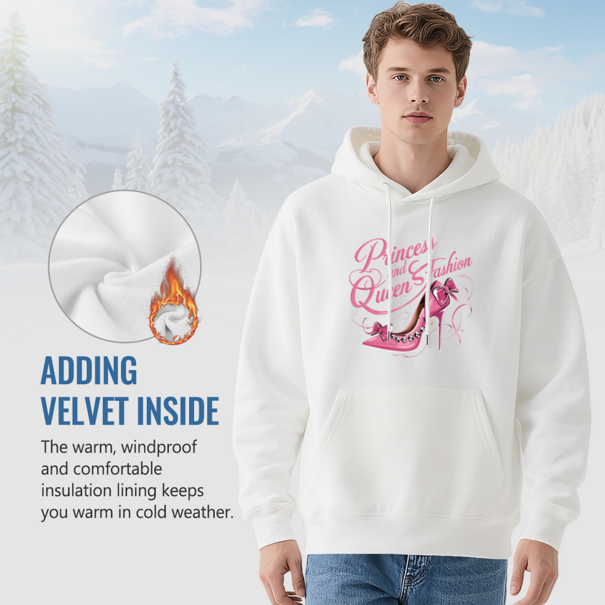Royal Crown Hoodie - Unique Graphic Design Pullover product image 7