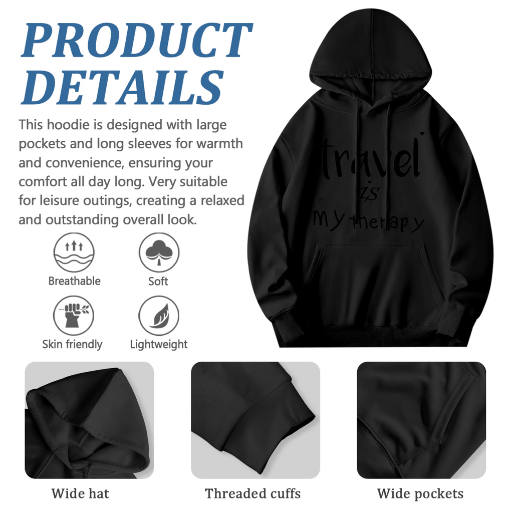 Adventure Travel Hoodie - Stand Out Design Pullover #0636 product image 6